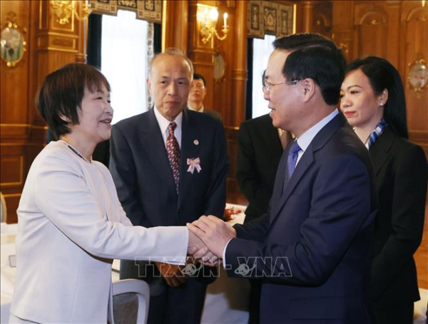 Chủ tịch nước gặp gỡ các gia đình tham gia Chương trình giao lưu thanh niên Việt Nam – Nhật Bản
