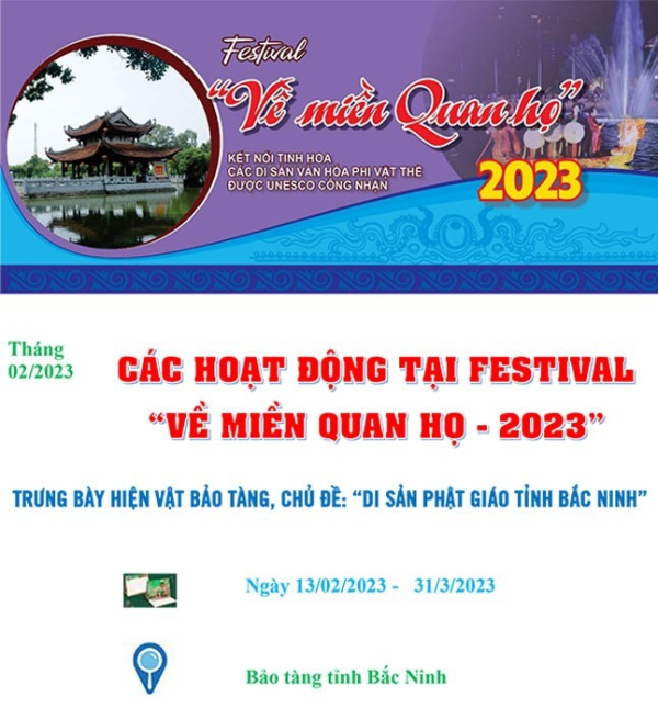 Festival “Về miền Quan họ -2023”- Kết nối tinh hoa các di sản văn hóa phi vật thể