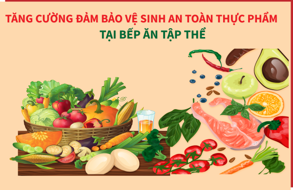 Tăng cường đảm bảo vệ sinh an toàn thực phẩm tại bếp ăn tập thể