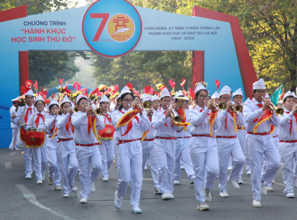 Ấn tượng chương trình "Hành khúc học sinh Thủ đô"