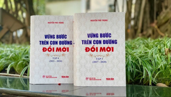 Ra mắt tập 3 và 4 bộ sách "Vững bước trên con đường đổi mới" của Tổng Bí thư Nguyễn Phú Trọng