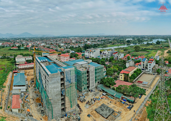 Tăng tốc hoàn thiện dự án Trung tâm Y tế huyện Yên Lạc