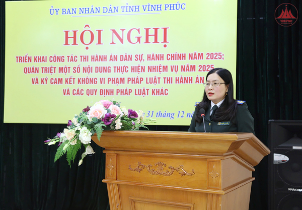 Triển khai công tác thi hành án dân sự, hành chính năm 2025