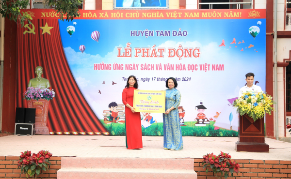 Huyện Tam Đảo phát động hưởng ứng Ngày sách và văn hóa đọc Việt Nam