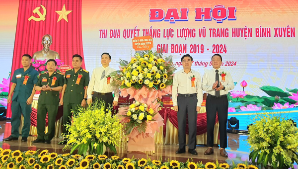 Đại hội thi đua quyết thắng lực lượng vũ trang huyện Bình Xuyên giai đoạn 2019 - 2024