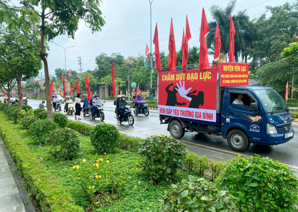 Yên Lạc phát động “Tháng hành động quốc gia về phòng, chống bạo lực gia đình”