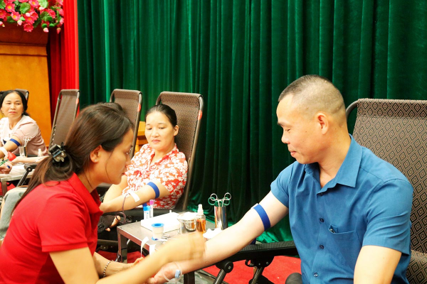 Huyện Vĩnh Tường tổ chức Ngày hội hiến máu tình nguyện