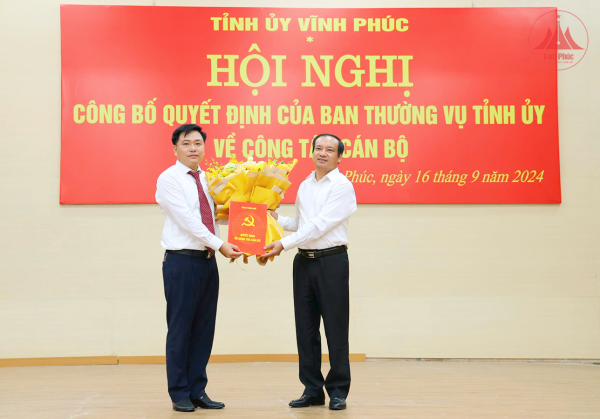 Tam Đảo có tân Bí thư Huyện ủy