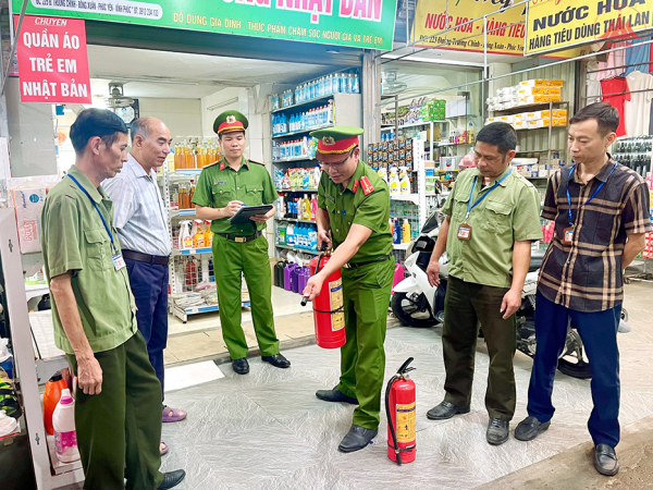 Đảm bảo an toàn phòng cháy, chữa cháy tại các chợ, trung tâm thương mại