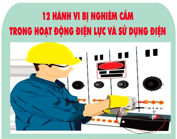 12 hành vi bị nghiêm cấm trong hoạt động điện lực và sử dụng điện