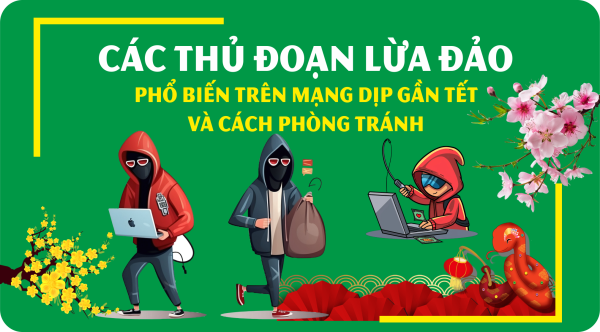 Các thủ đoạn lừa đảo phổ biến trên mạng dịp gần Tết và cách phòng tránh