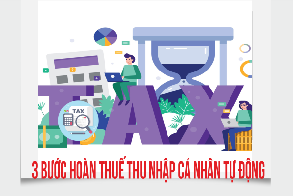 3 bước hoàn thuế thu nhập cá nhân tự động