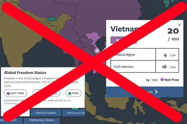 Freedom House lại cáo buộc xuyên tạc về tình hình nhân quyền tại Việt Nam