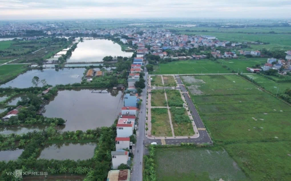 Đất trúng đấu giá huyện ven Hà Nội tiếp tục giảm nhiệt