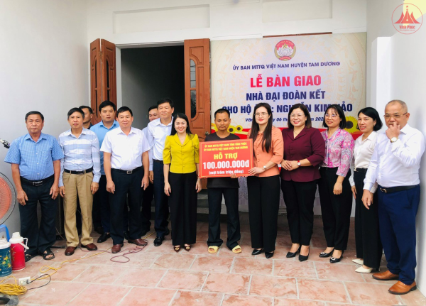 Tam Dương hỗ trợ hộ có hoàn cảnh đặc biệt khó khăn xây dựng nhà ở