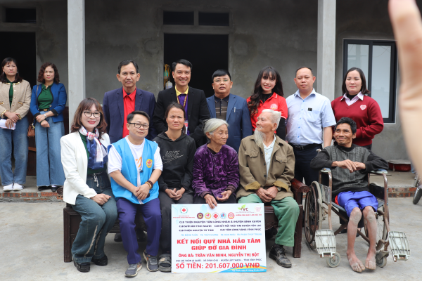 Liên minh các tổ chức thiện nguyện giúp đỡ người có hoàn cảnh đặc biệt khó khăn của huyện Tam Dương