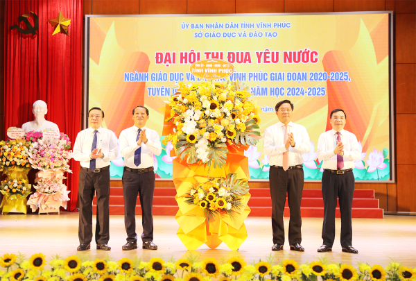 Đại hội thi đua yêu nước ngành GDĐT Vĩnh Phúc giai đoạn 2020 - 2025