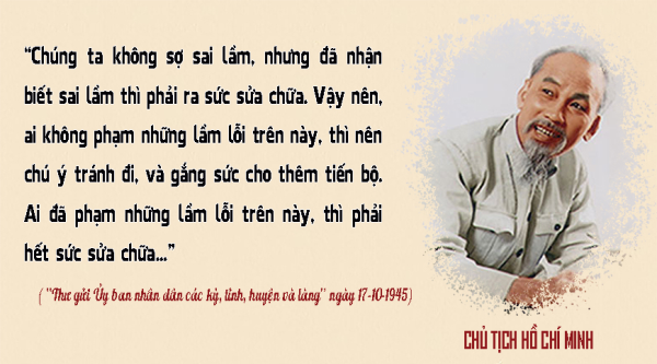 Cách nay 80 năm Bác Hồ viết  “Thư gửi Ủy ban nhân dân các kỳ, tỉnh, huyện và làng”