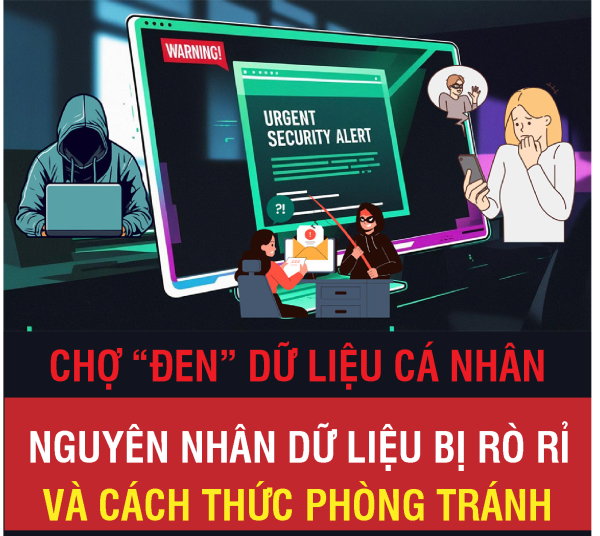 Chợ “đen” dữ liệu cá nhân: Nguyên nhân dữ liệu bị rò rỉ và cách thức phòng tránh