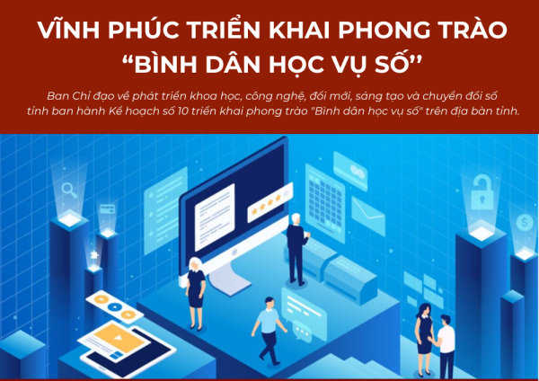 Vĩnh Phúc triển khai phong trào “Bình dân học vụ số’’