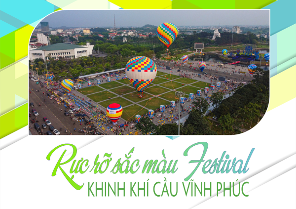 Rực rỡ sắc màu Festival Khinh khí cầu Vĩnh Phúc