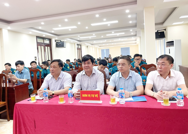 Khai mạc huấn luyện lực lượng tự vệ Cụm số 2