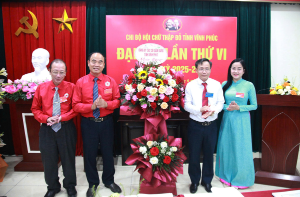 Đại hội Chi bộ Hội Chữ thập đỏ tỉnh lần thứ VI, nhiệm kỳ 2025 - 2030