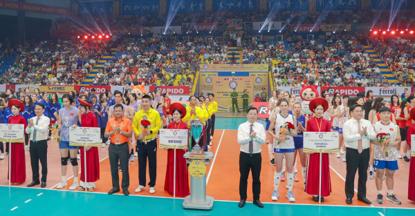 Khai mạc Giải Bóng chuyền nữ quốc tế VTV Ferroli Cup 2025