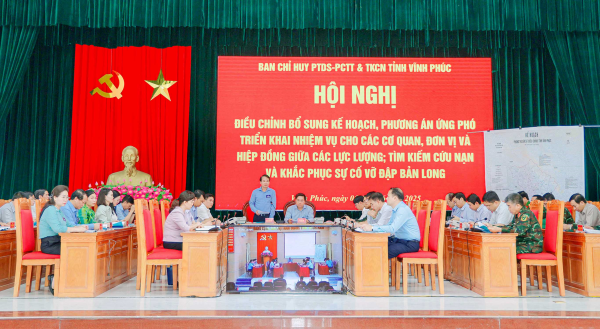 Tổng duyệt diễn tập phòng thủ dân sự, ứng phó với sự cố đê điều, hồ đập và tìm kiếm cứu nạn tỉnh năm 2025