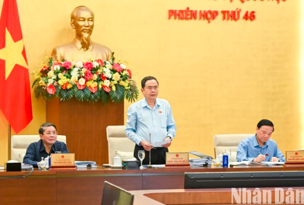 Khai mạc Phiên họp thứ 46 của Ủy ban Thường vụ Quốc hội