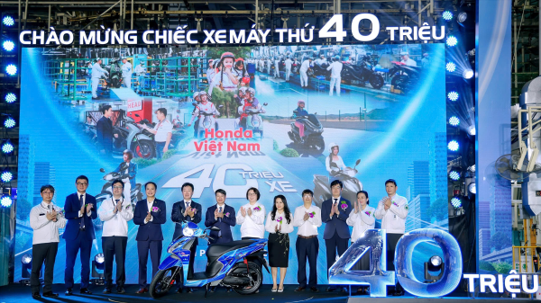 Công ty Honda Việt Nam xuất xưởng xe gắn máy thứ 40 triệu