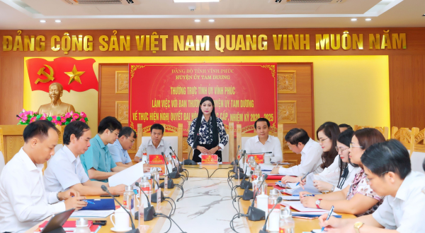 Huyện Tam Dương cần tập trung tháo gỡ khó khăn, vướng mắc để sớm ổn định, phát triển bền vững