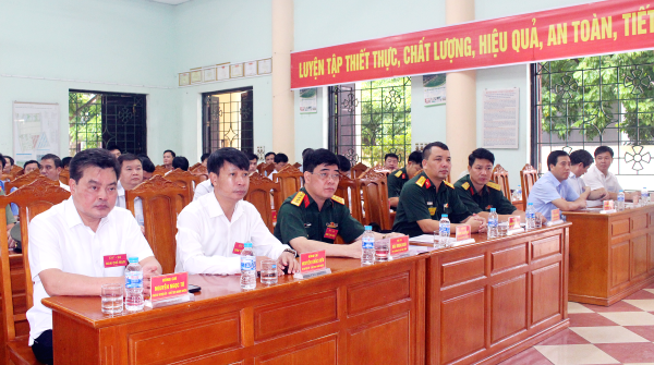 Luyện tập động viên huyện Yên Lạc năm 2023 đạt kết quả xuất sắc