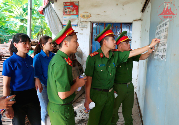 Thanh niên Vĩnh Phúc tích cực tham gia bảo vệ an ninh Tổ quốc