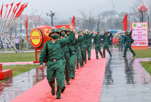 Tam Đảo chủ động trong công tác tuyển quân