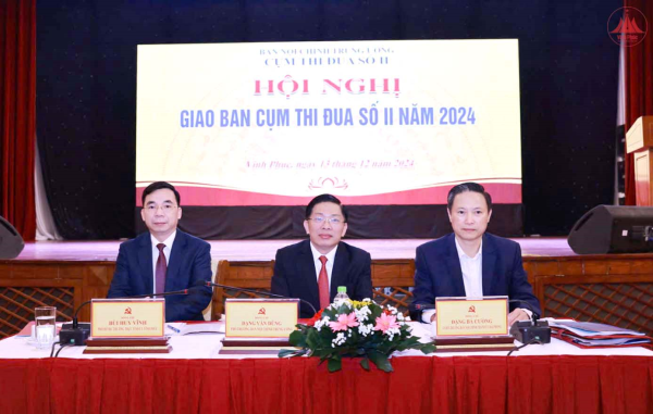 Cụm thi đua số II ngành Nội chính Đảng tổng kết công tác thi đua năm 2024