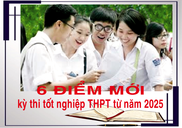 6 điểm mới kỳ thi tốt nghiệp THPT từ năm 2025 