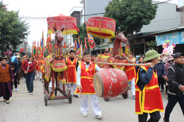 Tưng bừng Lễ hội Rước kiệu truyền thống xã Đại Đồng
