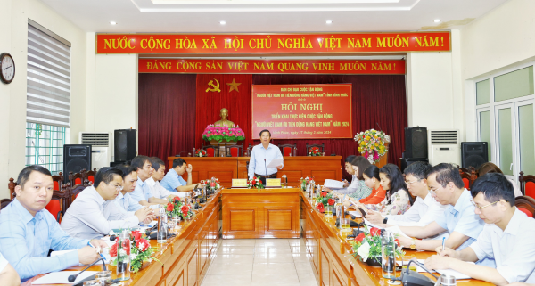 Ban Chỉ đạo cuộc vận động “Người Việt Nam ưu tiên dùng hàng Việt Nam” tỉnh triển khai nhiệm vụ năm 2024