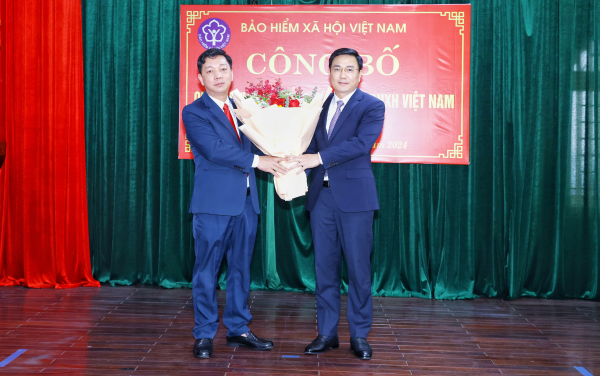 Đồng chí Nguyễn Duy Phương được bổ nhiệm làm Giám đốc Bảo hiểm xã hội tỉnh