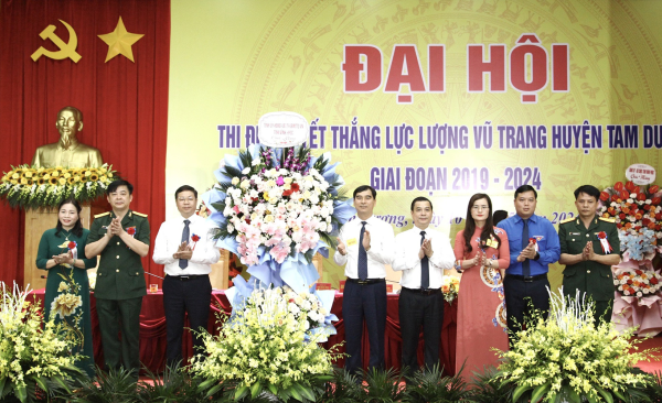 Đại hội Thi đua quyết thắng lực lượng vũ trang huyện Tam Dương, giai đoạn 2019 - 2024