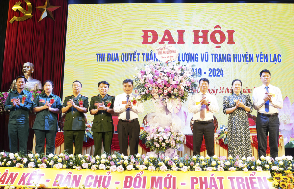 Đại hội Thi đua quyết thắng lực lượng vũ trang huyện Yên Lạc