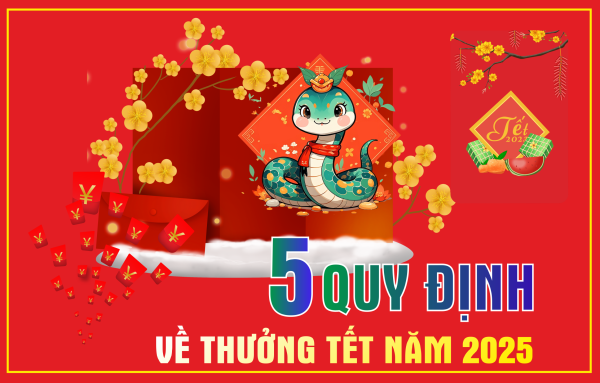 5 quy định về thưởng Tết năm 2025