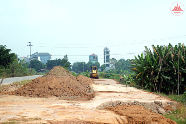 Tháo gỡ khó khăn cho các dự án đầu tư công ở Vĩnh Tường