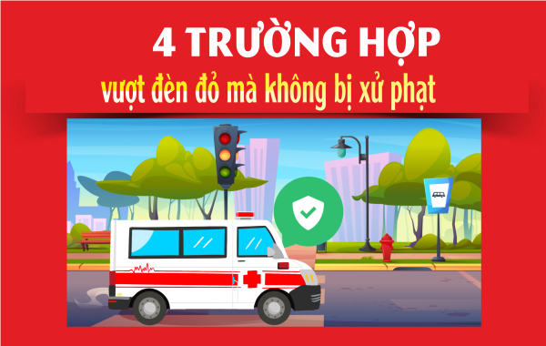 4 trường hợp vượt đèn đỏ mà không bị xử phạt