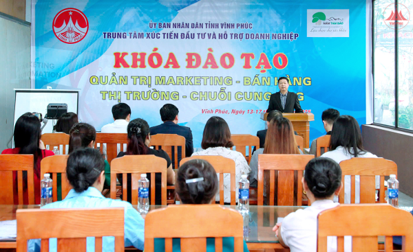 Khai giảng khóa đào tạo quản trị marketing cho HTX Nấm Tam Đảo