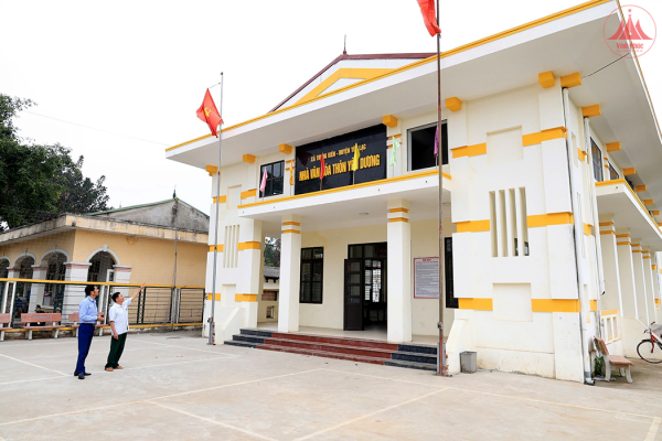 Diện mạo nông thôn mới nâng cao xã Trung Kiên