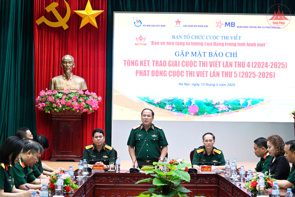 Họp báo Cuộc thi viết “Bảo vệ nền tảng tư tưởng của Đảng trong tình hình mới” lần thứ 4