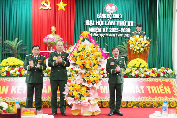 Đại hội Đảng bộ Kho Y lần thứ VII, nhiệm kỳ 2025 - 2030