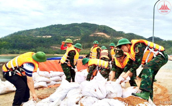 Sẵn sàng diễn tập phòng thủ dân sự, ứng phó sự cố đê điều, hồ đập